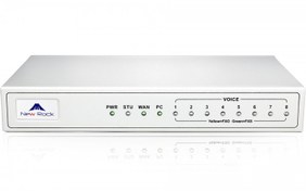 تصویر گیتوی ویپ نیوراک MX8G-8S VOIP Gateway / New Rock MX8G-8S