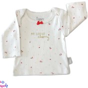 تصویر بلوز آستین بلند دانالو طرح گیلاس 