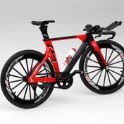 تصویر ماکت فلزی دوچرخه کوهستان تایم تِرِیل قرمز 