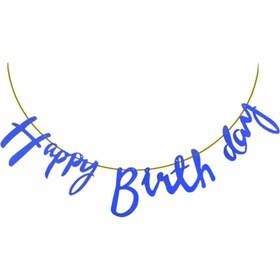 تصویر ریسه تزئینی Happy birthday مدل STR169 