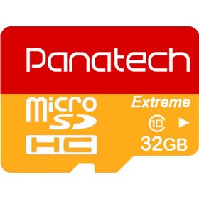 تصویر کارت حافظه microSDHC پاناتک مدل Extreme کلاس 10 استاندارد UHS-I U1 سرعت 30MBps ظرفیت 32 گیگابایت panatech 32GB MicroSD UHS-I U1 30MBps Mobile RAM