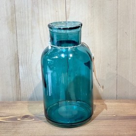 تصویر گلدان شیشه رنگی مدل H - قرمز Model H colored glass