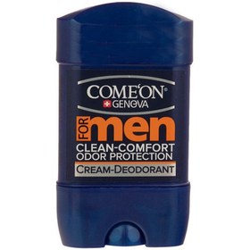 تصویر استیک ضد تعریق کرمی کلین کامفورت مردانه کامان اورجینال Clean Comfort Men creamy stick deodorant Comeon