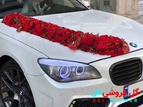 تصویر گل ماشین عروس 609 