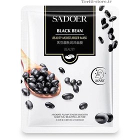 تصویر بیوآکوا ماسک صورت ورقه ای لوبیاسیاه سادور Bioaqua Sador black bean sheet face mask