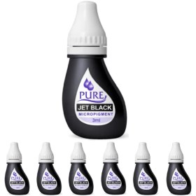 تصویر رنگ پیور بایوتاچ ۳میل خط چشم جت بلک Pure biotouch 3mil jet black