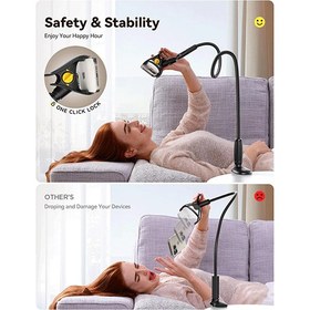 تصویر پایه نگهدارنده گوشی موبایل JOYROOM Gooseneck Phone Holder JR-ZS389 