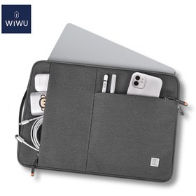 تصویر کیف لپتاپ ۱۳.۳ اینچی ویوو مدل WIWU Alpha Slim Sleeve-مشکی 