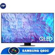 تصویر تلوزیون سامسونگ 75Q80C ا تلوزیون کریستال 4K QLED سامسونگ مدل Q80C سایز 75 اینچ Led tv Samsung model 75inch. Q80c