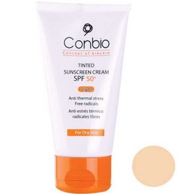 تصویر کرم ضد آفتاب بی رنگ +SPF50 کانبیو مناسب پوست خشک حجم 50 میل 