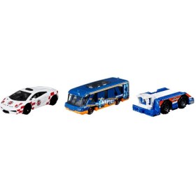 تصویر Matchbox مجموعه اتومبیل سه گانه Mbx Airport HLC02 