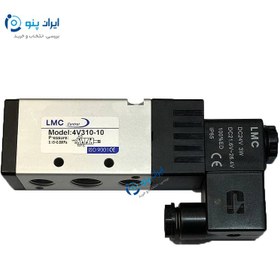 تصویر شیر برقی 2-5 3/8 تک بوبین ال ام سی 24 ولت 4V310-10 LMC 