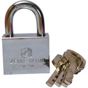 تصویر قفل آویز ضد اسید ( سولکسی ) سایز 40 برند زایسیکون | ZEISE-IKON مناسب برای درب انباری ، کمد و چمدان با 5 سال گارانتی 