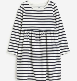 تصویر پیراهن دخترانه آستین بلند برند H&M کد ۲۰۴ 