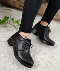 تصویر کفش طبی-اداری بندی مدل لبخند ٌWomen's strapped shoes Smile style