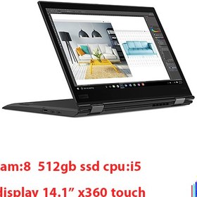 تصویر لپ تاپ استوک LENOVO ThinkPad X1 Yoga 2nd | i7-7600U | 8GB-DDR4 | 256GB-SSDm.2 | 14"-Touch-360-Pen لپ تاپ استوک لنوو تینک پد X1 یوگا 2nd | تاچ - 360 درجه - قلم _ 2K