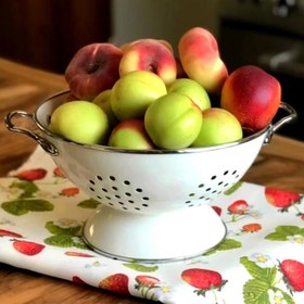 تصویر آبکش لعابی ایکیا سایز ۲۸ 