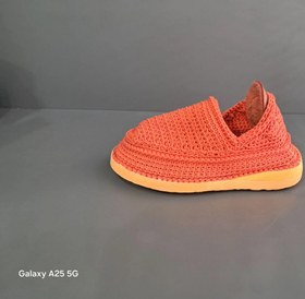 تصویر کفش گیوه زنانه سایز ۳۵ رنگ نارنجی 