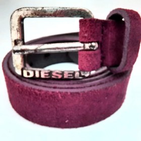 تصویر کمربند دیزل اورجینال چرم اصل محصول ایتالیا belt diesel original made in italy