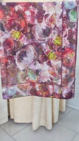 تصویر روسری مجلسی کرپ حریر 