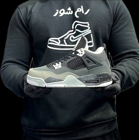 تصویر کتونی نایک جردن 4 مدل Air jordan 4 fear 