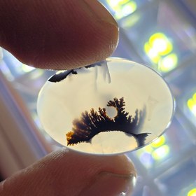 تصویر نگین عقیق شجر قاین معدنی 