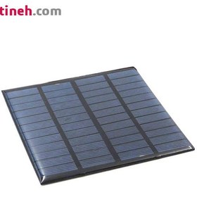 تصویر سلول خورشیدی 12 ولت 150 میلی آمپر سایز 110*110 میلیمتر ا 12V 150mA MINI Solar Panel 12V 150mA MINI Solar Panel