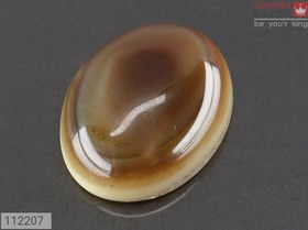 تصویر نگین عقیق باباقوری کد 112207 