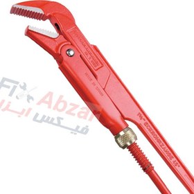 تصویر آچار دو دسته روتنبرگر سایز 1.1/2 اینچ فک 45 درجه Rothenberger 45° Corner Pipe Wrench 1.1/2 INCH