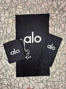تصویر حوله زیرانداز ورزشی طرح ALO 