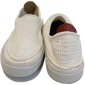 تصویر گیوه ی سفید زیره سفید 