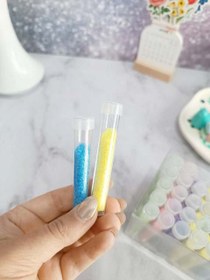 تصویر اکلیل رنگی دانه ریز 