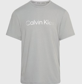 تصویر تی‌شرت گردن گرد لوگو برند Calvin Klein Logo Crew Neck T-Shirt