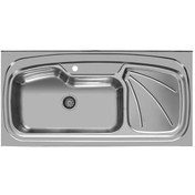 تصویر سینک ظرفشویی روکار 134 اخوان لگن راست Akhavan sink model 134