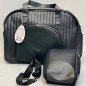 تصویر ساک لوازم چرم ببتو - مشکی 