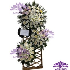 تصویر تاج گل تسلیت فانتزی کد a2017 