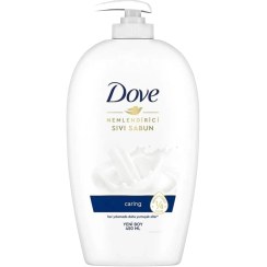 تصویر مایع دستشویی کرمی داو Dove مدل Caring حجم 450 میلی لیتر 