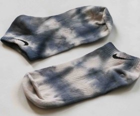 تصویر جوراب نایک آبرنگی مچی ابروبادی مشکی Black Tiedye Socks