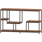 تصویر میز کنسول چوب فلز مدل سپیدار - لیون روشن / سفید Console table,wood & metal Sepidar model