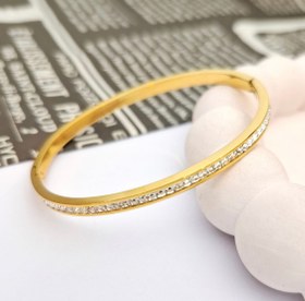 تصویر بنگل نگینی استیل 