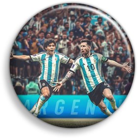 تصویر پیکسل ابیگل طرح لیونل مسی و مارادونا آرژانتین بارسلونا Barcelona Lionel Messi کد 090 