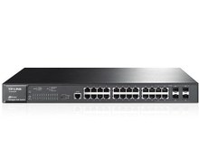 تصویر سوئیچ شبکه +PoE تی پی لینک 24 پورت TL-SG3424P TP-Link TL-SG3424P 24-Port Gigabit L2 Managed PoE+ Switch