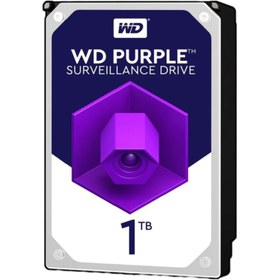 تصویر هارد اینترنال بنفش وسترن دیجیتال 1 ترابایت مدلWD10PURZ 