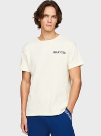 تصویر تی‌شرت گردن گرد لوگو برند Tommy Hilfiger Logo Crew Neck T-Shirt