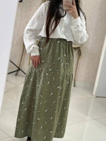 تصویر دامن گل گچی 