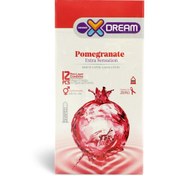 تصویر کاندوم X DREAM مدل Pomegranate بسته 12 عددی ا X DREAM Pomegranate Condom 12 PSC X DREAM Pomegranate Condom 12 PSC
