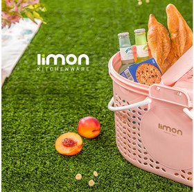 تصویر سبد پیک نیک بیضی ساحل کد 032 