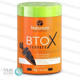 تصویر بوتاکس هویج ناتوریزا Natureza orange carrot hair botox