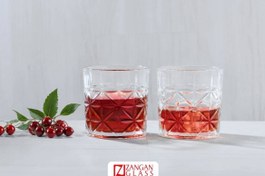 تصویر ست ۶ عددی لیوان شیک نسترن مدل فلاور 