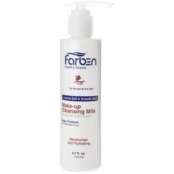 تصویر فاربن شیر پاک کن مخصوص پوست های خشک و معمولی Farben Make Up Cleansing Milk For Dry And Sensitive Skin